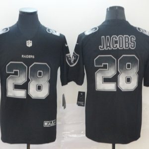 Nike Raiders #28 Josh Jacobs Black Arch Smoke Vapor Untouchable Limited Jersey