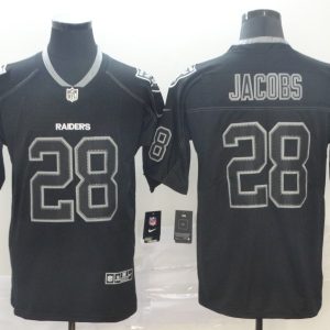Nike Raiders #28 Josh Jacobs Black Shadow Legend Limited Jersey