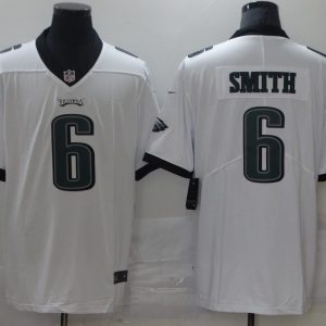 Men's Philadelphia Eagles #6 DeVonta Smith 2021 NFL Draft White Vapor Untouchable Limited Jersey