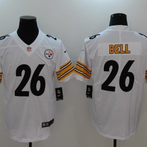 NFL Pittsburgh Steelers #26 Bell Vapor Limited White Jersey