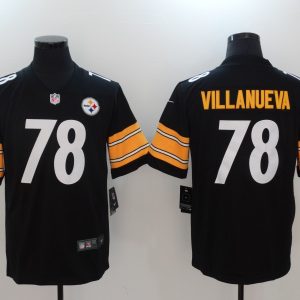 NFL Pittsburgh Steelers #78 Villanueva Black Color Vapor Limited Jersey