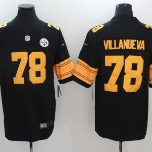 NFL Pittsburgh Steelers #78 Villanueva Black Vapor Limited Jersey