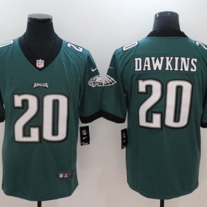 Men's Philadelphia Eagles #20 Brian Dawkins Green Vapor Untouchable Limited Player Jersey