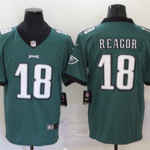 Men's Nike Philadelphia Eagles #18 Reagor Green Vapor Untouchable Limited Jersey