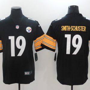 NFL Pittsburgh Steelers #19 Smith-Schuster Black Vapor Limited Jersey