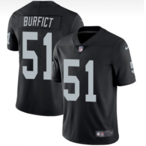 Nike Oakland Raiders #51 Burfict Black Vapor Untouchable Limited Jersey