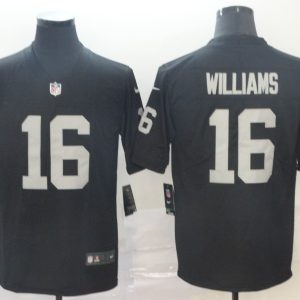 Nike Oakland Raiders #16 Williams Black Vapor Untouchable Limited Jersey