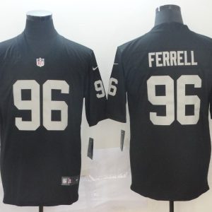 Nike Oakland Raiders #96 Clelin Ferrell Black Men's Stitched NFL Vapor Untouchable Limited Jersey