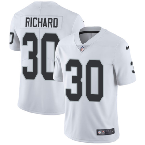 Men's Oakland Raiders #30 Jalen Richard White Vapor Untouchablel Limited Jersey