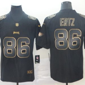 Nike Eagles #86 Zach Ertz Black Gold Vapor Untouchable Limited Jersey