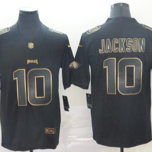 Nike Eagles #10 DeSean Jackson Black Gold Vapor Untouchable Limited Jersey