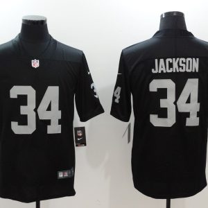 Men's Oakland Raiders #34 Bo Jackson Vapor Untouchable Black Limited Jersey
