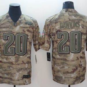 2018 NFL Men's Nike Philadelphia Eagles #20 Dawklns Salute To Service Jersey