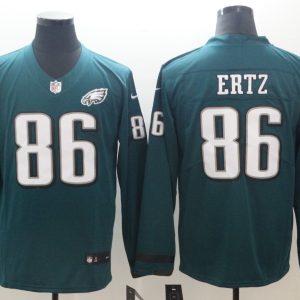 Men's Philadelphia Eagles #86 Ertz Teams Nike Therma Long Sleeve Jersey
