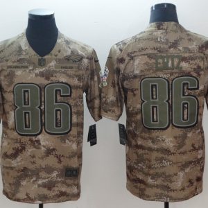 2018 NFL Men's Nike Philadelphia Eagles 86 Ertz Salute To Service Jersey