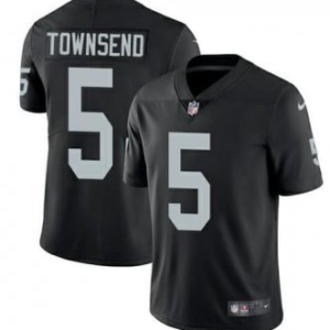Men's Oakland Raiders Johnny Townsend Vapor Untouchable Limited Black Jersey