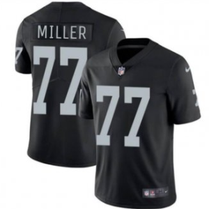 Men's Oakland Raiders Kolton Miller Vapor Untouchable Limited Black Jersey