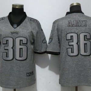 New Nike Philadelphia Eagles 36 Ajayi Gray 2017 Vapor Untouchable Men's Stitched Gridiron Gray Limited