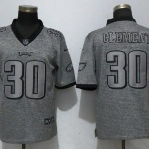 New Nike Philadelphia Eagles 30 Clement Gray 2017 Vapor Untouchable Men's Stitched Gridiron Gray Limited