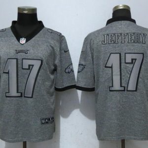 New Nike Philadelphia Eagles 17 Jeffery Gray 2017 Vapor Untouchable Men's Stitched Gridiron Gray Limited