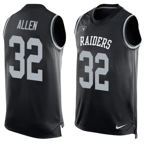 NFL Oakland Raiders #32 Allen Black Limited Tank Top Jersey