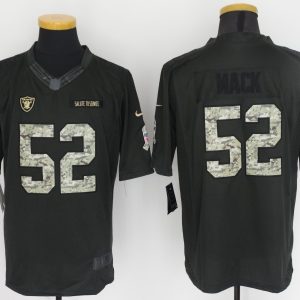Nike Oakland Raiders #52 Mack Salute To Service Limited Jersey