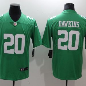 NFL Philadelphia Eagles #20 Dawkins Green Vapor Limited Jersey