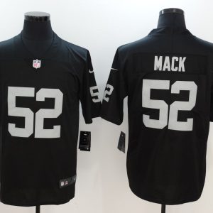 Nike Oakland Raiders 52 Khalil Mack Black Vapor Untouchable Limited Men Jersey