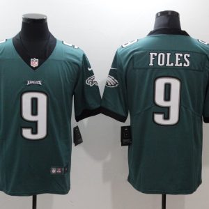 NFL Philadelphia Eagles #9 Foles Green Vapor Limited Jersey