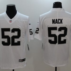 Mens NFL Oakland Raiders #52 Mack White Vapor Limited Jersey