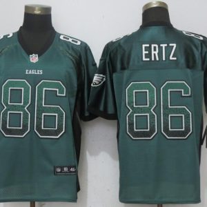Nike Philadelphia Eagles #86 Ertz Drift Fashion Green Elite Jersey