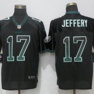 Nike Philadelphia Eagles 17 Jeffery Drift Fashion Black Elite Jersey