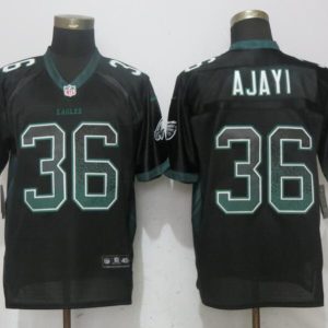 Nike Philadelphia Eagles 36 Ajayi Drift Fashion Black Elite Jersey