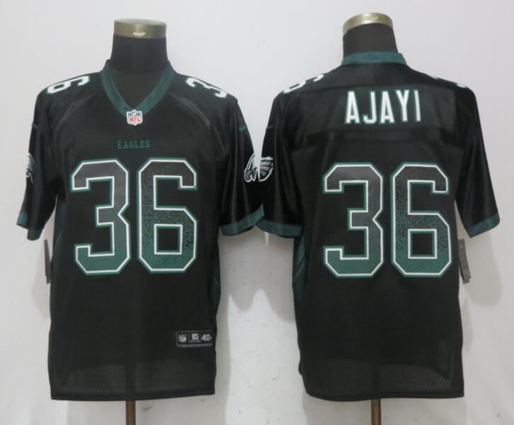 Nike Philadelphia Eagles 36 Ajayi Drift Fashion Black Elite Jersey
