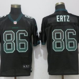Nike Philadelphia Eagles 86 Ertz Drift Fashion Black Elite Jersey