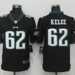 Nike Philadelphia Eagles #62 Kelce Black Vapor Untouchable Limited Jersey