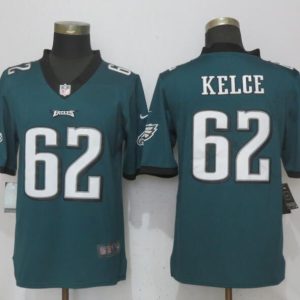 NEW Nike Philadelphia Eagles 62 Kelce Green 2017 Vapor Untouchable Limited Playey