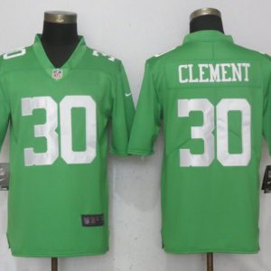 NEW Nike Philadelphia Eagles 30 Clement Wentz Green Vapor Untouchable Limited Jersey