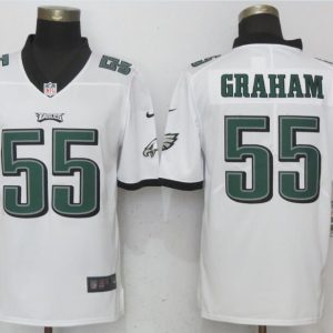 Nike Philadelphia Eagles 55 Graham White Vapor Untouchable Limited Jersey