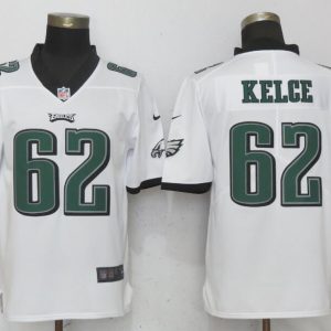 Nike Philadelphia Eagles 62 Kelce White Vapor Untouchable Limited Jersey