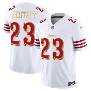 Men's San Francisco 49ers #23 Christian McCaffrey White 2025 F.U.S.E. ??Rivalries?? Vapor Limited Jersey
