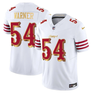 Men's San Francisco 49ers #54 Fred Warner White 2025 F.U.S.E. ??Rivalries?? Vapor Limited Jersey