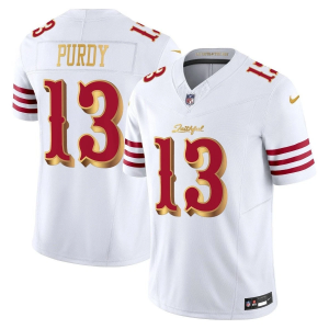 Men's San Francisco 49ers #13 Brock Purdy White 2025 F.U.S.E. ??Rivalries?? Vapor Limited Jersey