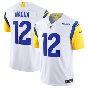 Men's Los Angeles Rams #12 Puka Nacua White 2024 F.U.S.E. Vapor Untouchable Limited Jersey