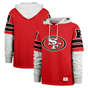 Men's San Francisco 49ers 2024 Red Fashion Hoodie