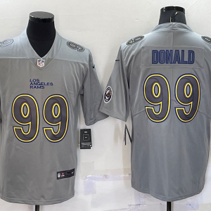 Men's Los Angeles Rams #99 Aaron Donald With Patch Atmosphere Fashion Limited Jersey