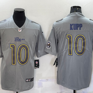 Men's Los Angeles Rams #10 Cooper Kupp With Patch Atmosphere Fashion Limited Jersey
