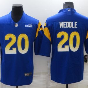 Men's Los Angeles Rams #20 Weddle Royal Vapor Limited Stitched NFL Jersey