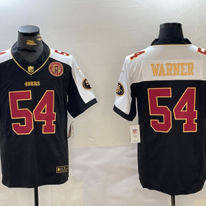 Men's San Francisco 49ers #54 Fred Warner Black F.U.S.E. Golden Gate Bridge With 3-Star Patch Jersey