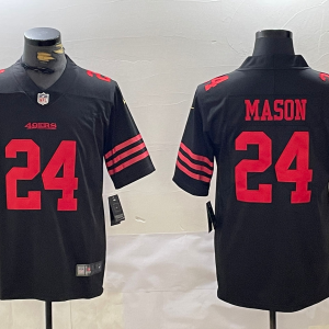 Men's San Francisco 49ers #24 Jordan Mason Black Vapor Untouchable Limited Jersey
